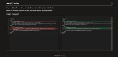Live Diff Checker
